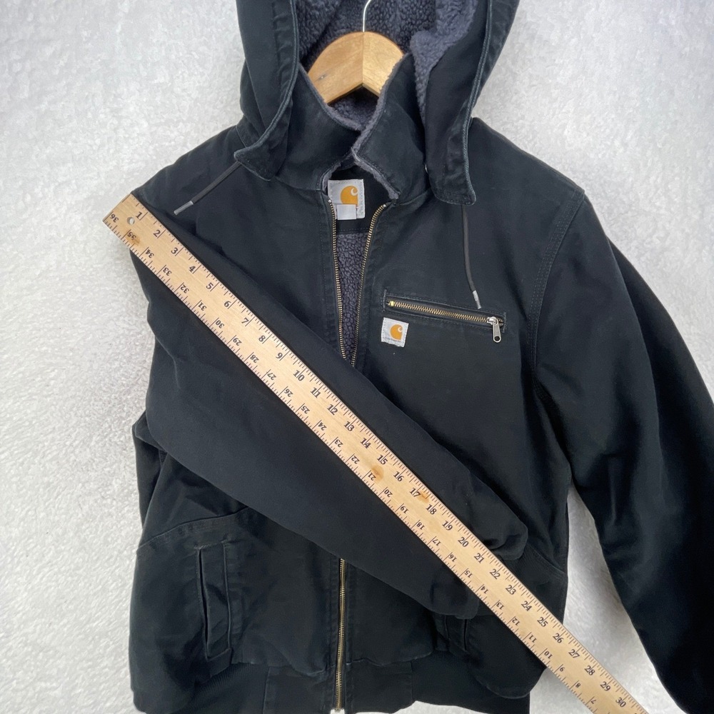 Carhartt Wildwood Jacket Sherpa Lined Womens‎ XL Extra Large 100815-001 Black - Picture 7 of 16
